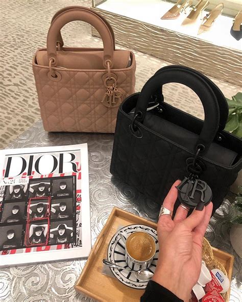 lady dior ultra matte black|lady dior bag large.